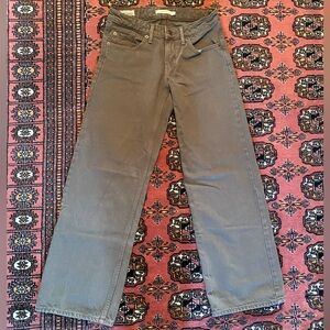 Olive Green Levi’s Low and Loose